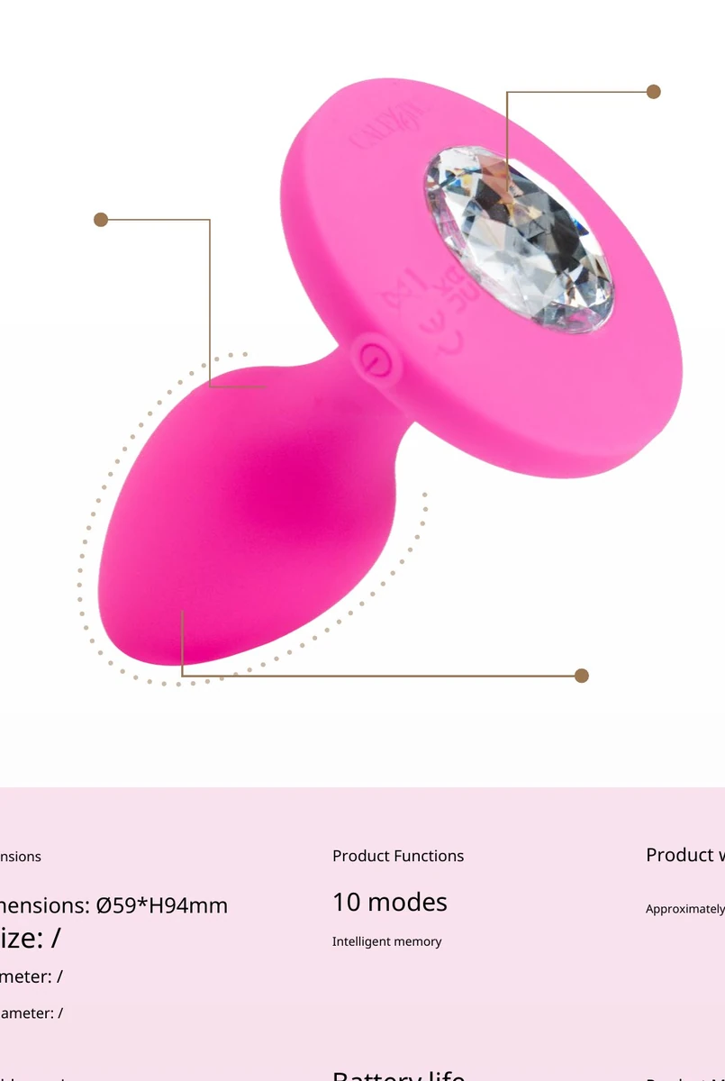 V477 Jewel Anal Plug
